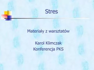 stres