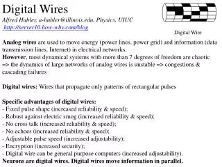 Digital Wires