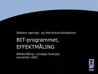 bit programmet effektm ling