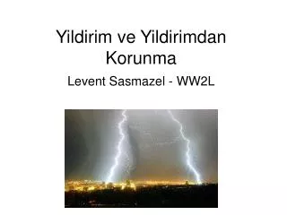 yildirim ve yildirimdan korunma