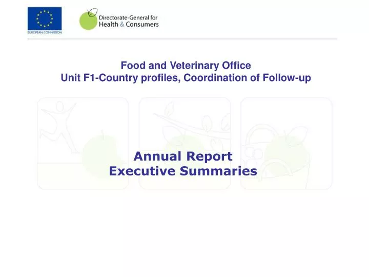 annual report executive summaries