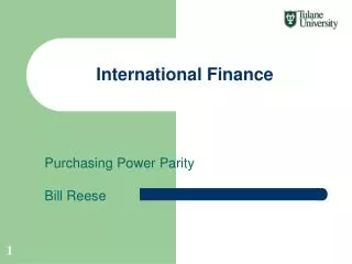 International Finance