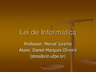 lei de inform tica