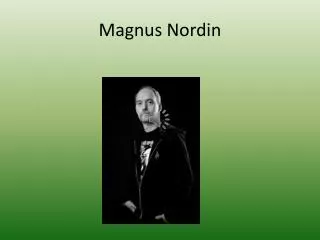 magnus nordin