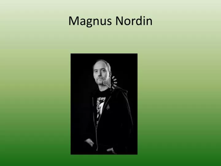 magnus nordin