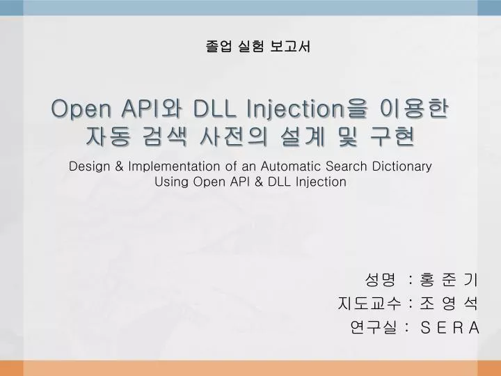open api dll injection