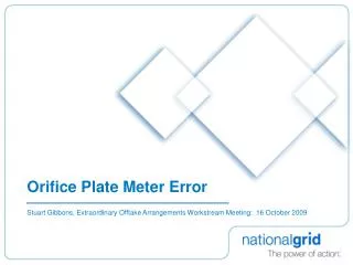 Orifice Plate Meter Error