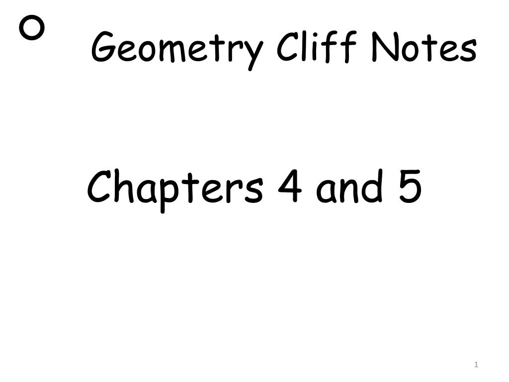 PPT - Geometry Cliff Notes PowerPoint Presentation, free download - ID ...