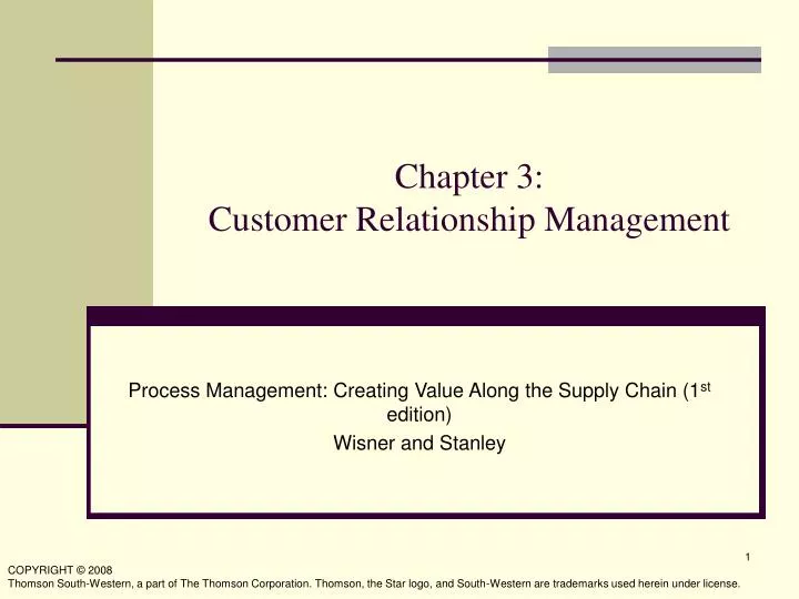 chapter 3 customer relationship management