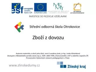 zbo z dovozu