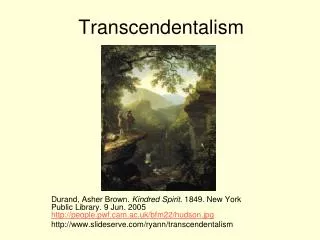 Transcendentalism