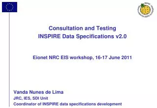 Consultation and Testing INSPIRE Data Specifications v2.0