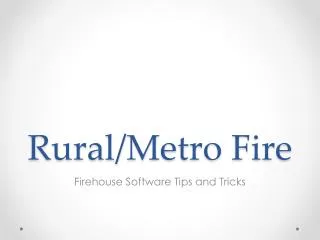 Rural/Metro Fire