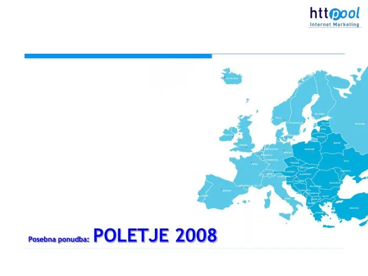 posebna ponudba poletje 2008