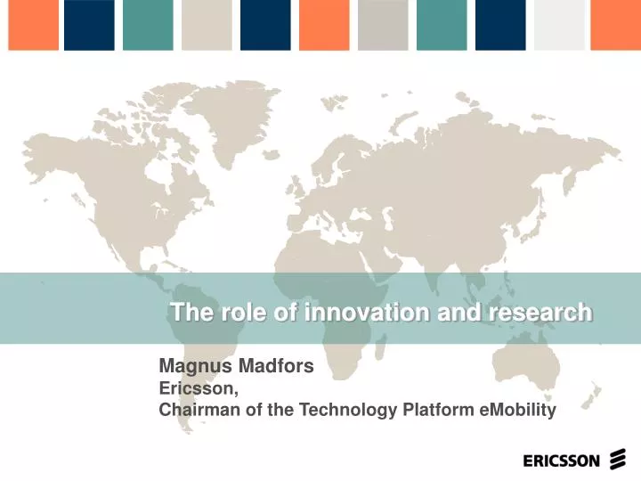 the role of innovation and research