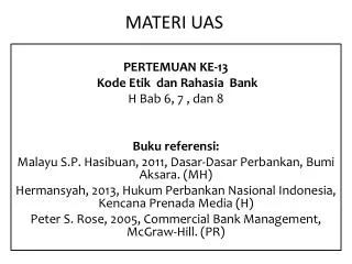 materi uas