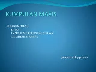kumpulan maxis
