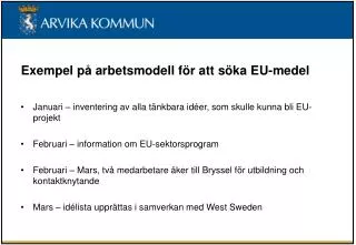 exempel p arbetsmodell f r att s ka eu medel