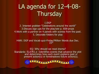 LA agenda for 12-4-08-Thursday