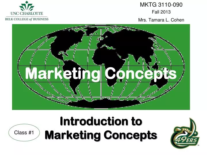 marketing concepts introduction to marketing concepts