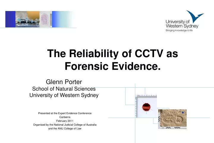 the reliability of cctv as forensic evidence