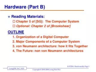 hardware part b