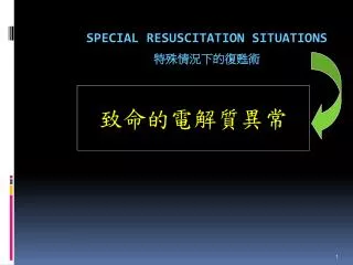 SPECIAL RESUSCITATION SITUATIONS ?????????