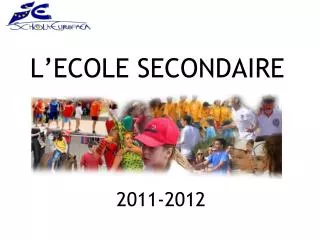 l ecole secondaire