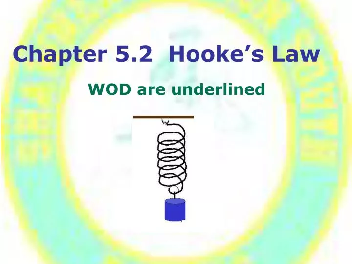 chapter 5 2 hooke s law