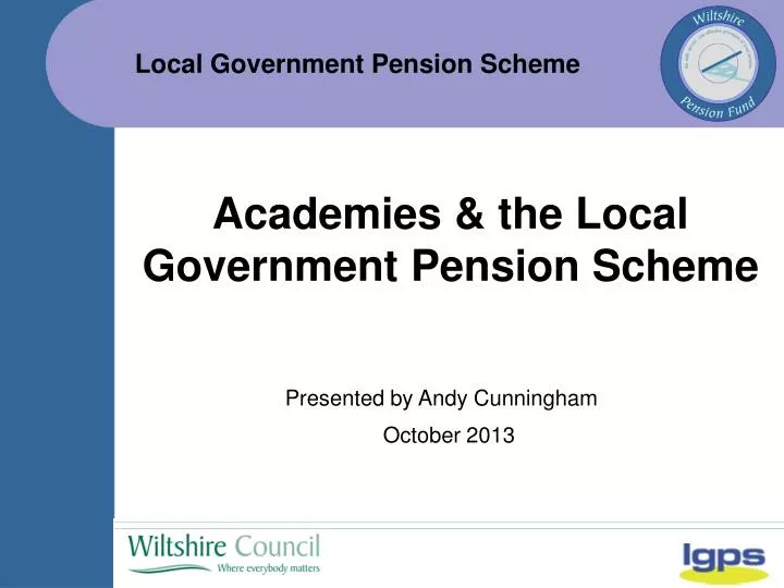 academies the local government pension scheme