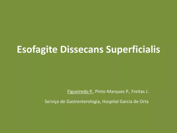 esofagite dissecans superficialis