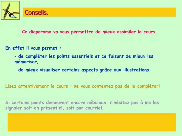 conseils