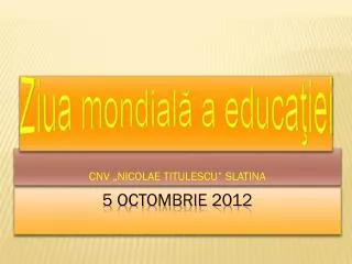 cnv nicolae titulescu slatina