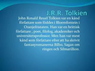 j r r tolkien