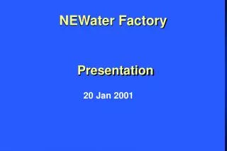 NEWater Factory