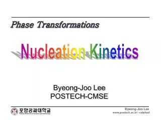 Nucleation Kinetics