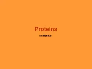 Proteins