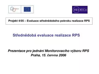 st edn dob evaluace realizace rps