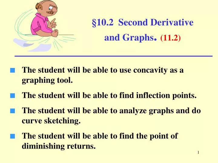 10 2 second derivative and graphs 11 2