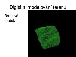 digit ln modelov n ter nu