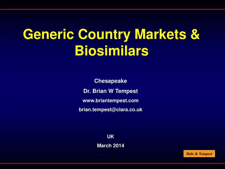generic country markets biosimilars