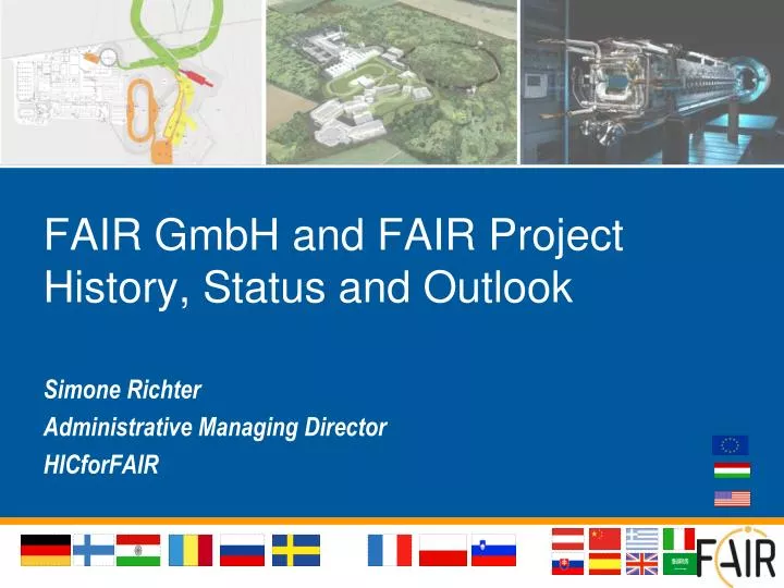 fair gmbh and fair project history status and outlook