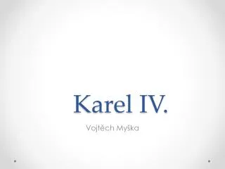karel iv
