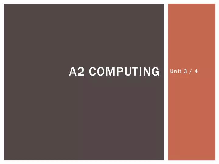 a2 computing