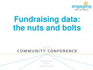 Fundraising data: the nuts and bolts