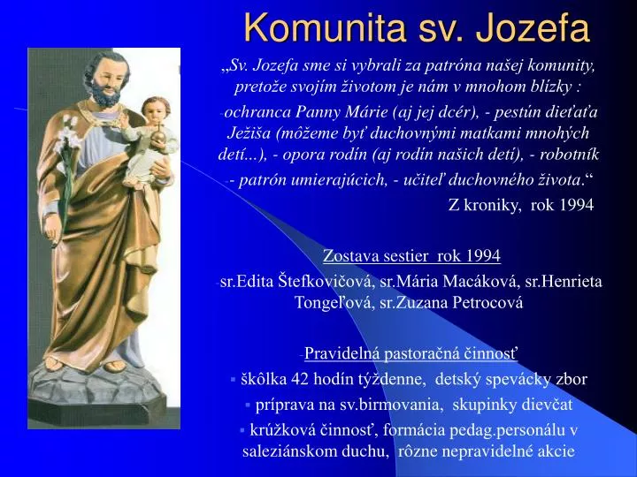 komunita sv jozefa