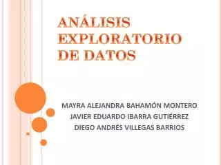 an lisis exploratorio de datos