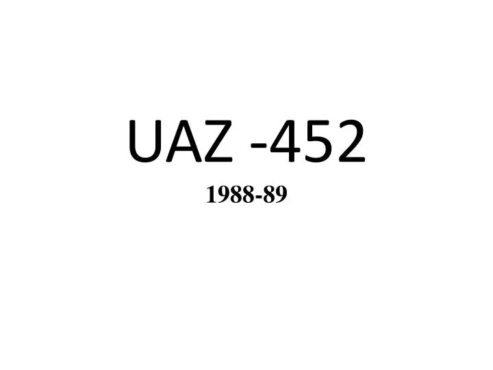 uaz 452 1988 89