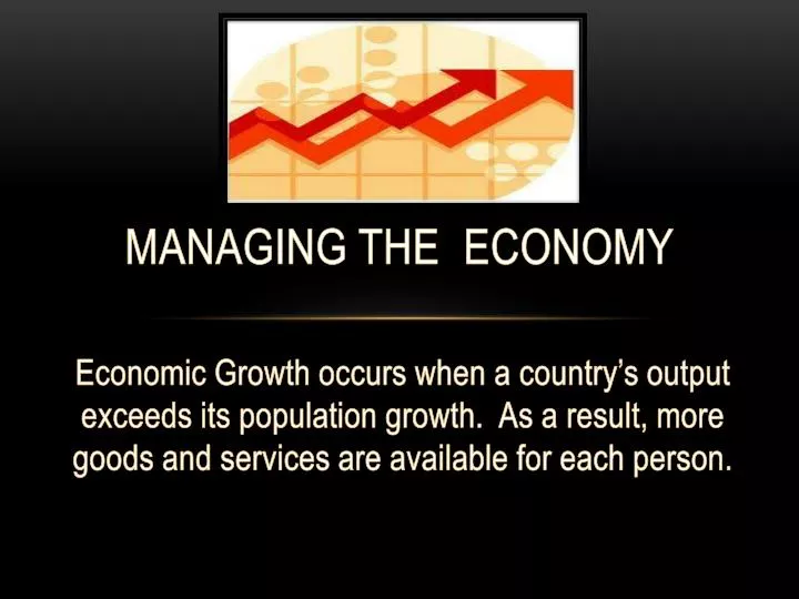 managing the economy