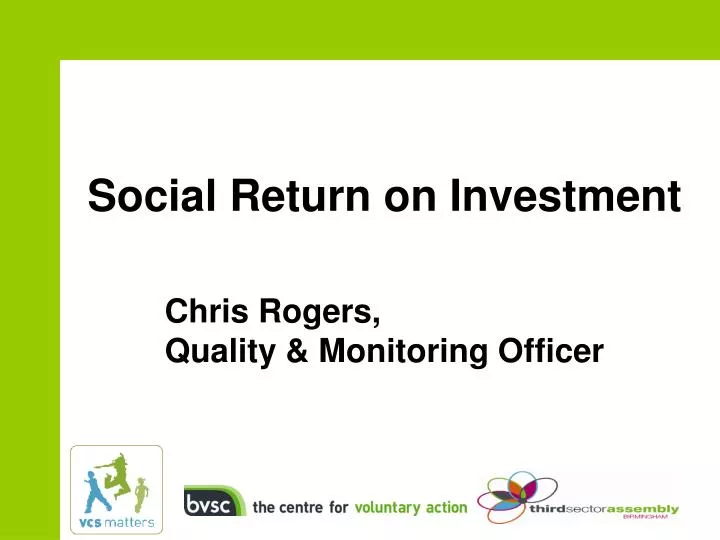 social return on investment